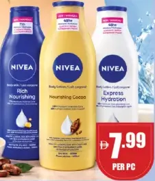 Nivea لوشن للجسم الوف منوع