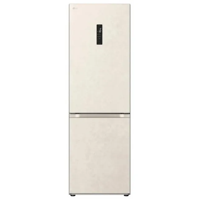 LG Gross Capacity Bottom Freezer, Inverter Compressor, Multi AirFlow, No Frost, Inverter Compressor, Color Beige Model – GRB509FVFW