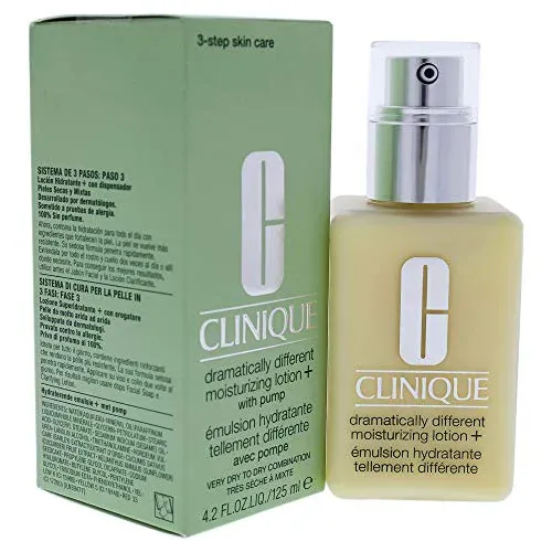 clinique Dramatically Different Moisturizing Lotion+ With Pump Very Dry To Dry Combination Skin 4.2 Oz