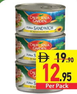 California Garden Sandwich Tuna in Sunflower Oil