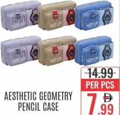 Aesthetic Geometry Pencil Case