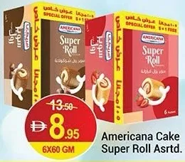 Americana Cake Super Roll Assorted