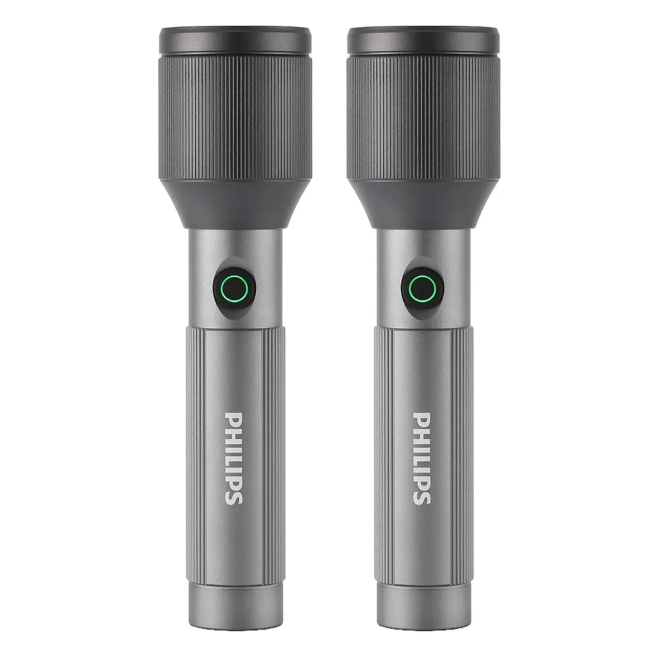 Philips كشاف LED قابل للشحن بسبيكة ألمنيوم الطائرات مع زوم، 1000 لومن، 2 pcs، SFL2142C2/56