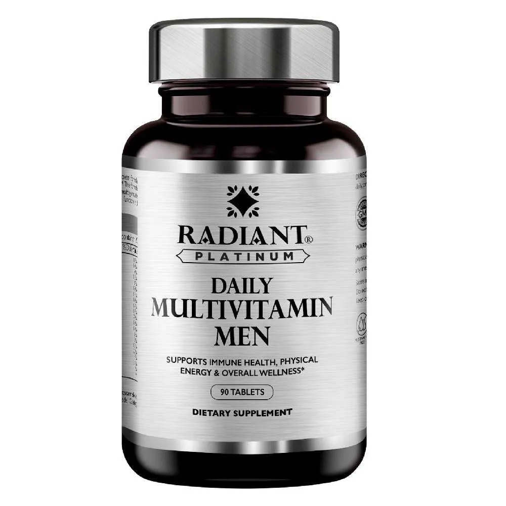 Radiant Platinum ملتي فيتامين للرجال - 90'S