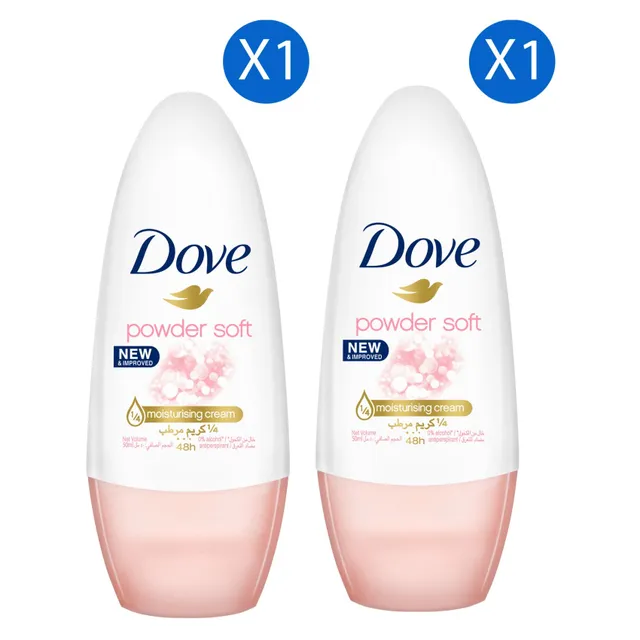 Dove Powder Soft Anti-Perspirant Deodorant Roll-On