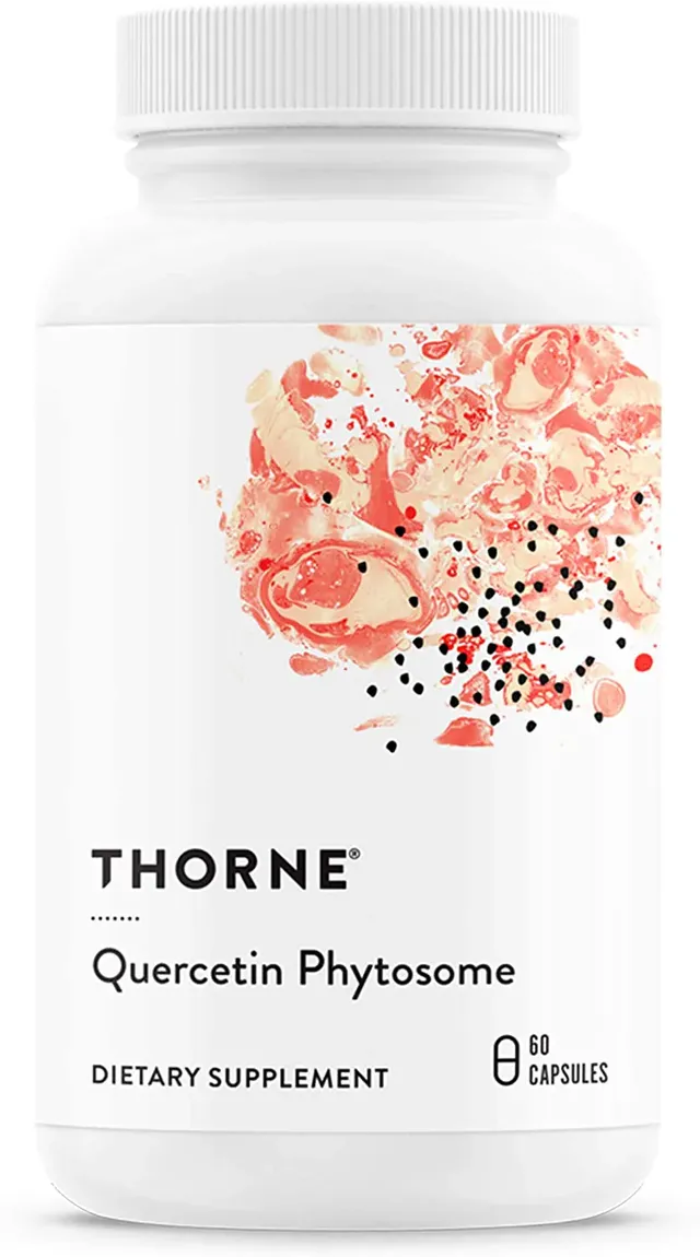 thorne Quercetin Phytosome, Highly Bioavailable Quercetin, 60 Capsules