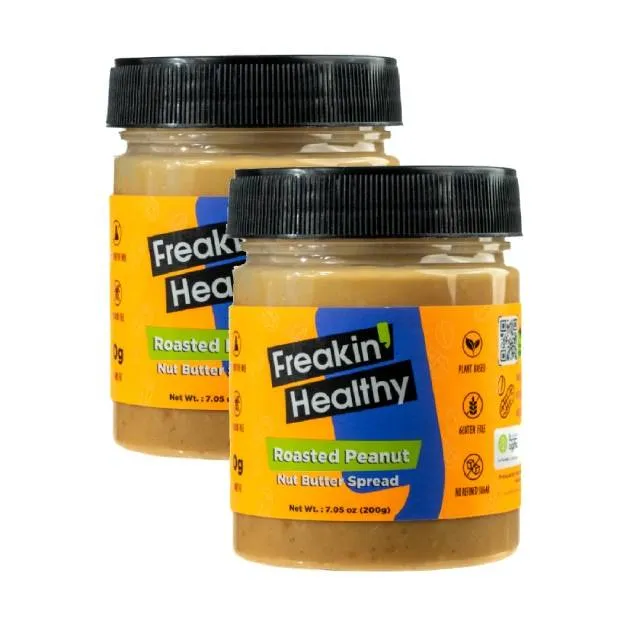 Freakin' Healthy زبدة الفول السوداني قابلة للدهن