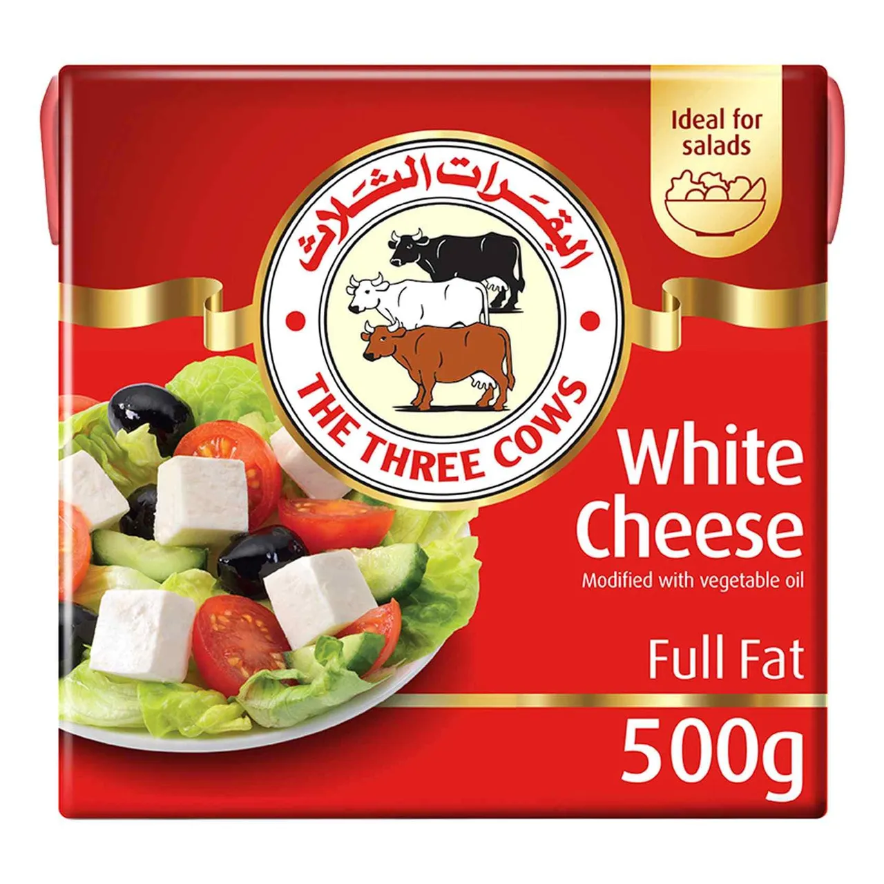 The Three Cows جبنة بيضاء ملح خفيف