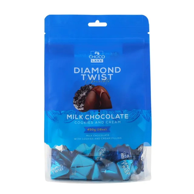Choco Lake Diamond Twist Milk Chocolate Cookies & Cream