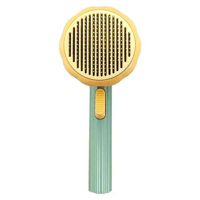 Delight Pet Brush Yellow and Green