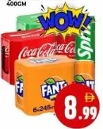 coca cola/fanta/sprite