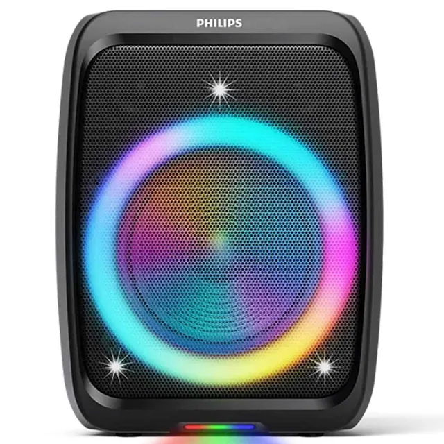 Philips TAX3000 Bluetooth Party Speaker with Multicolour Light Effects, Black