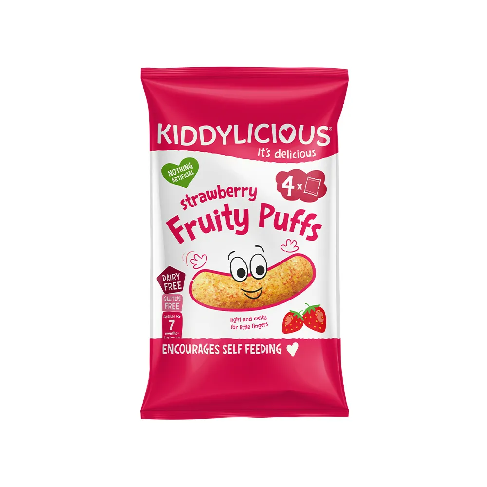 Kiddylicious بف بالفراولة
