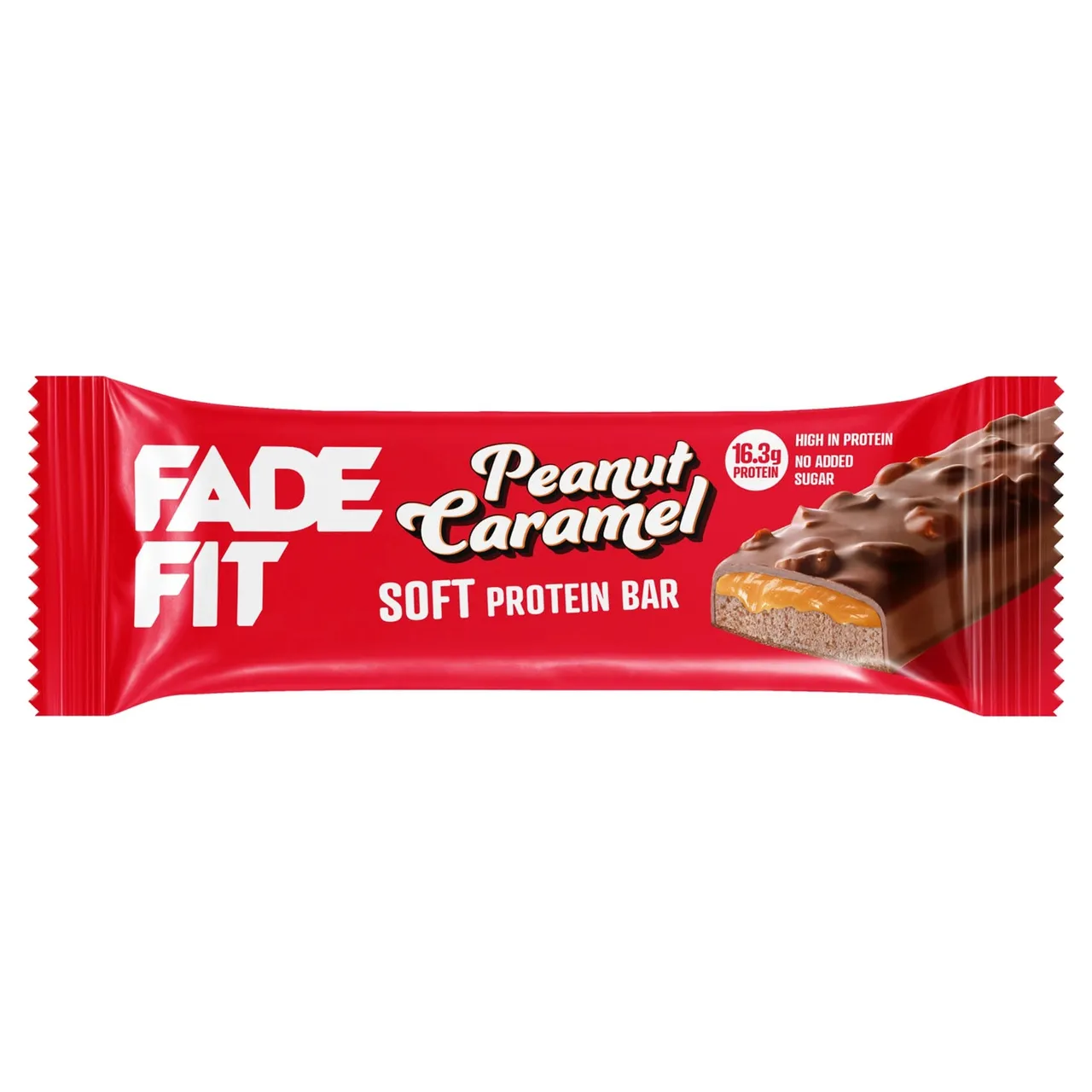 Fade Fit لوح بروتين طري بالفول السوداني والكراميل