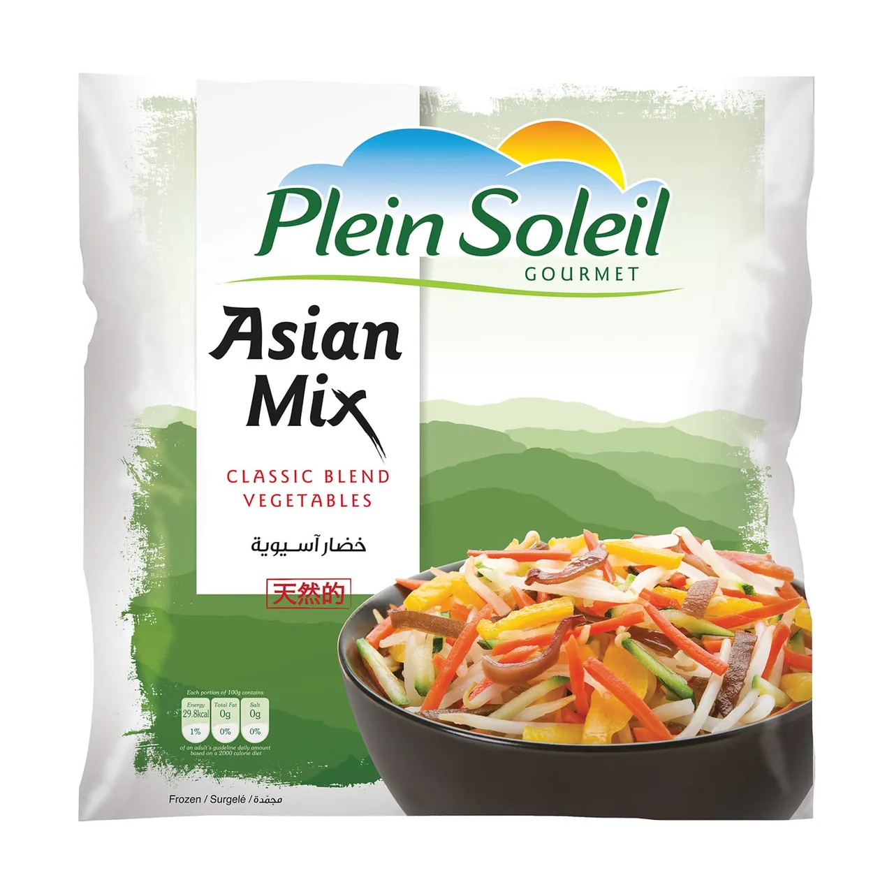 Plein Soleil خضروات مشكلة خلطة كلاسيكية Asian Mix