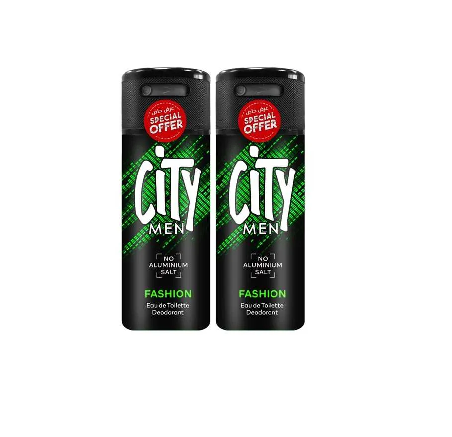 City Men بخاخ مزيل عرق فاشن