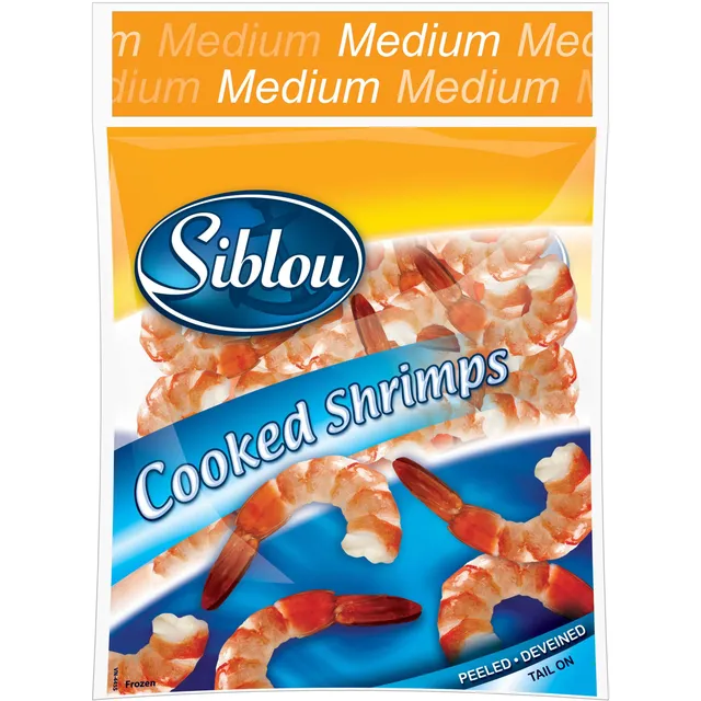 Siblou Cooked Shrimp Medium Tail On