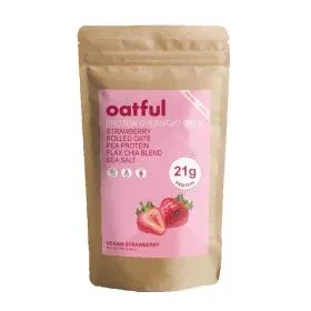 Oatful شوفان ملفوف ليلي بالبروتين والفراولة