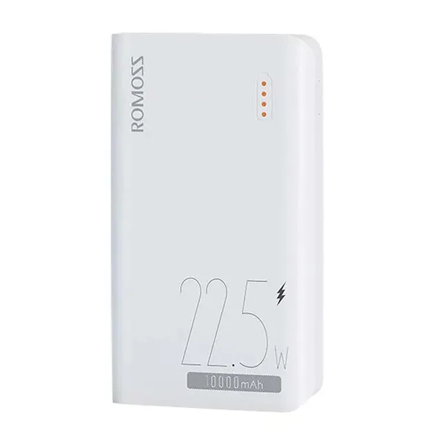 Romoss Power Bank, 10000mAh, White, SENSE4SF