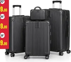 Gosmart Pc Luggage Trolley