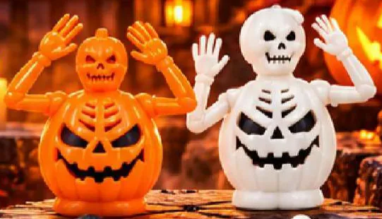 ديكور هالوين بشعار مع ضوء