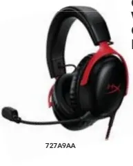 Hyperx Cloud Iii Wired Over Ear Gaming Headphone 727A9AA, Black/Red