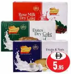 Sweet Delight Dry Cake Rusk Assorted