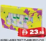 Agree Ladies Panty Plain LP-03