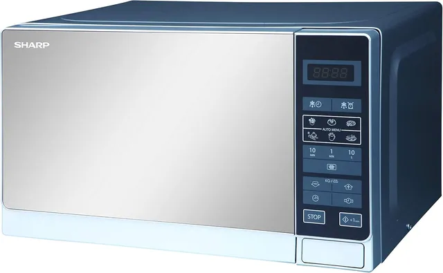 Sharp Electric Microwave Oven, 800W, R20MT(S), Black/Silver