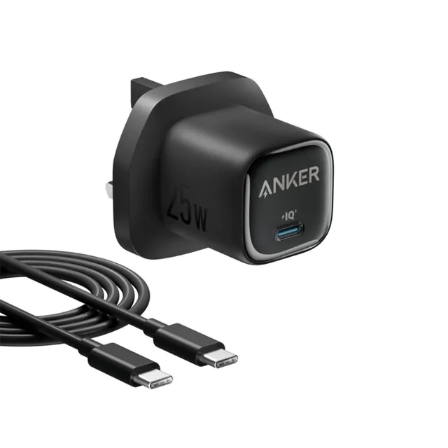 Anker 25W Charger with Type-C to Type-C Cable, B2656K11