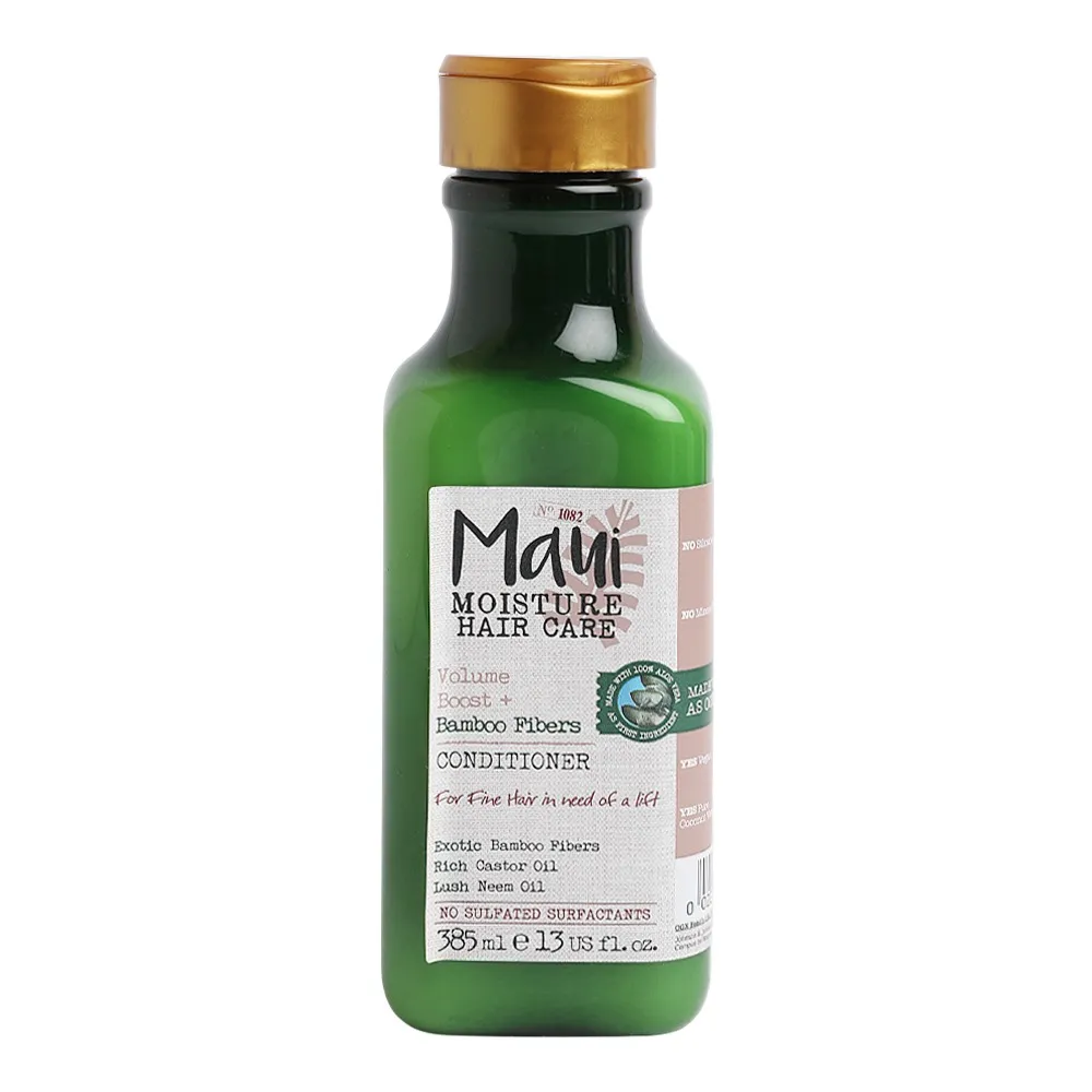 Maui Moisture بلسم العناية بالشعر لزيادة الكثافة + ألياف الخيزران