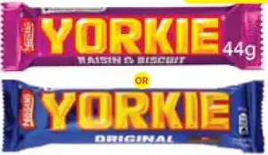 Nestle Yorkie الأصلي/بالزبيب والبسكويت