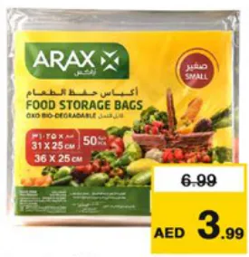 Arax Food Storage Fz Bag Small