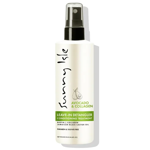 Sunny Isle AvocadoCollagen Leave-In Detangler Conditioner 8oz