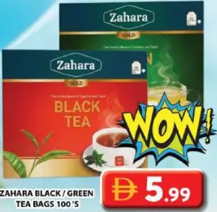 Zahara Black / Green Tea Bags