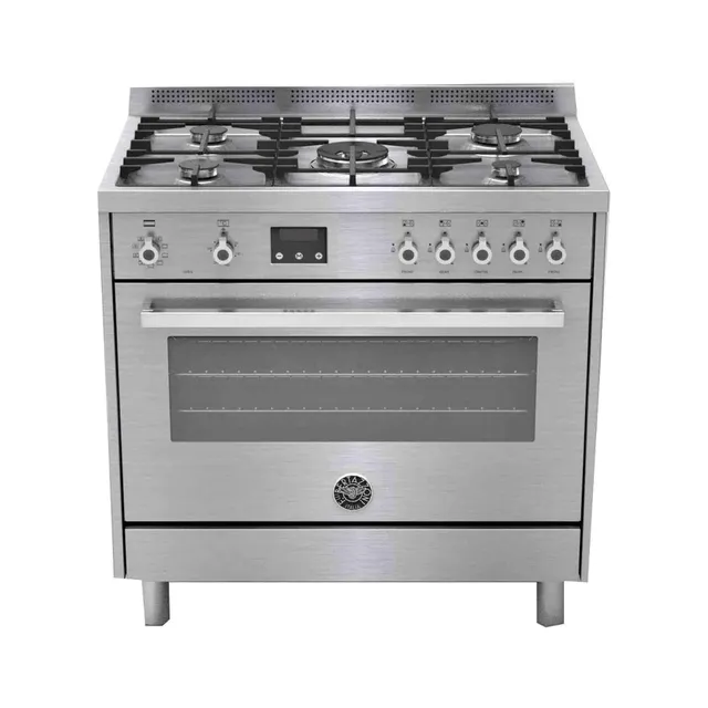 Bertazzoni Multi-Function Electric And Gas Oven Silver PRO905MFELXE