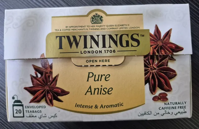 Twining Pure Anise Tea Bags - 20 Pcs
