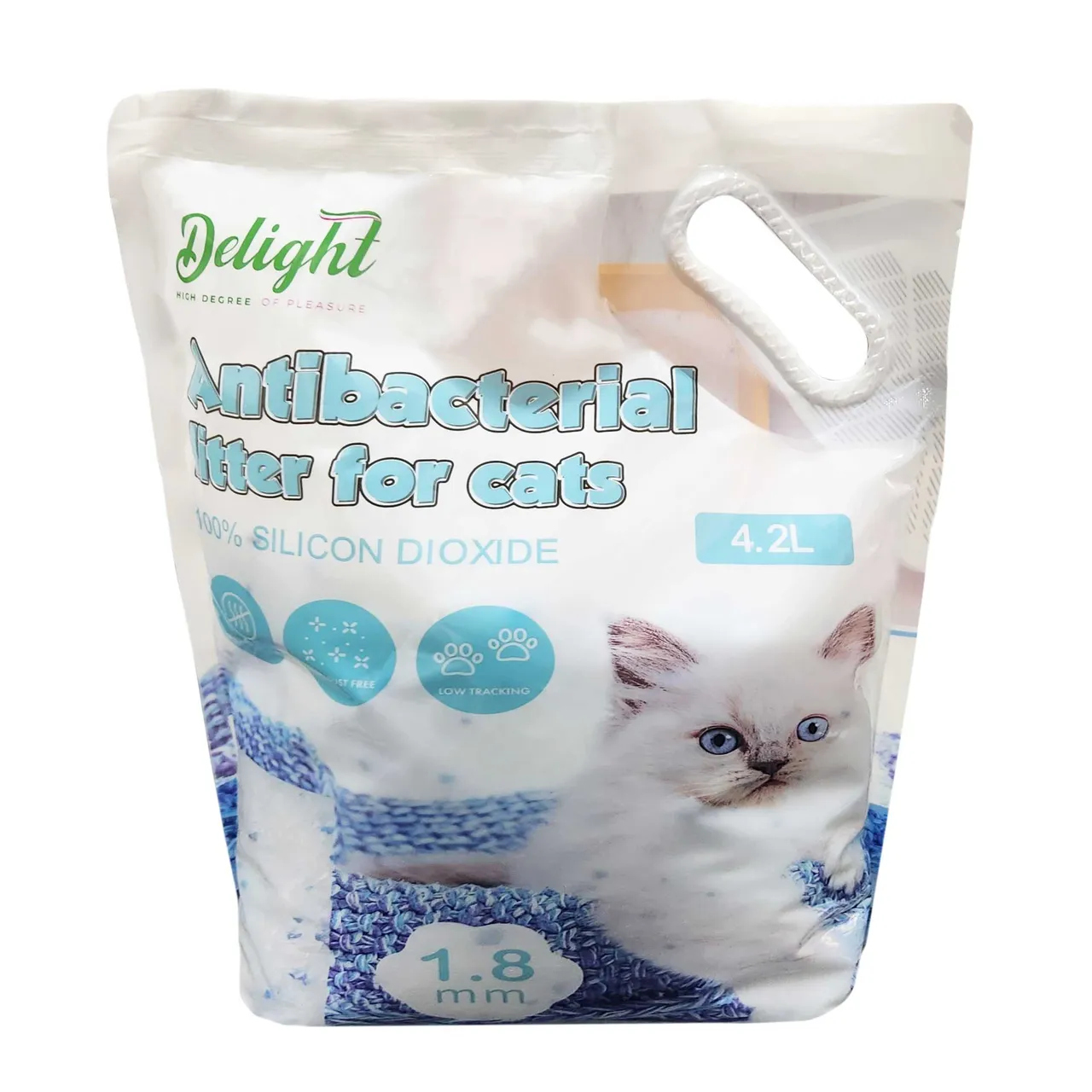 Delight رمل قطط سيليكا