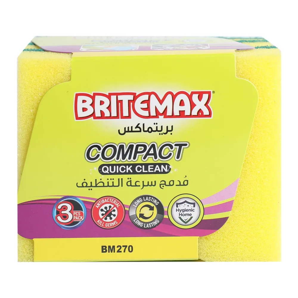 Britemax إسفنجة تنظيف سريع مدمجة - 3 pcs