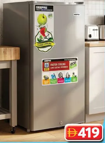 Geepas Single Door Refrigerator