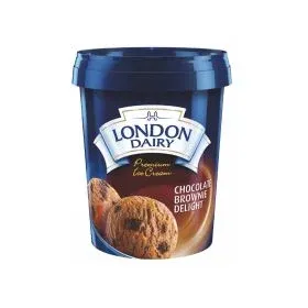 London Dairy Chocolate Brownie Ice Cream