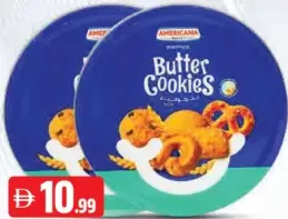 Americana Butter Cookies Red Tin Small