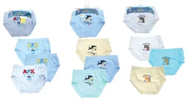 Girls Panty 3 Pcs Set Assorted