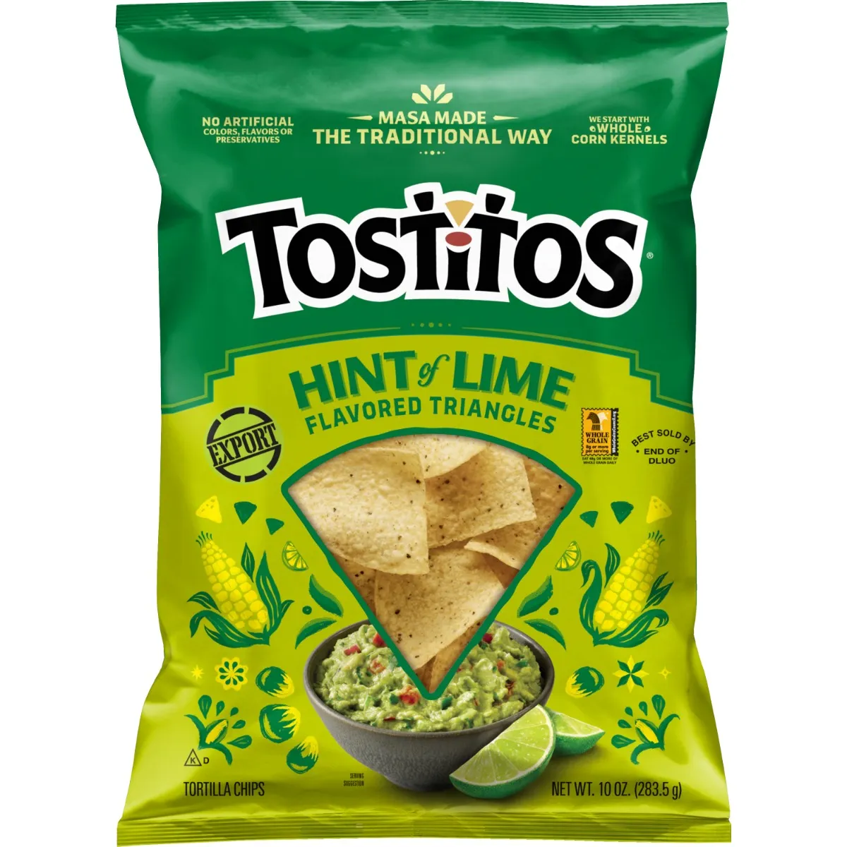 Tostitos رقائق تورتيا مثلثة بنكهة الليمون الحامض