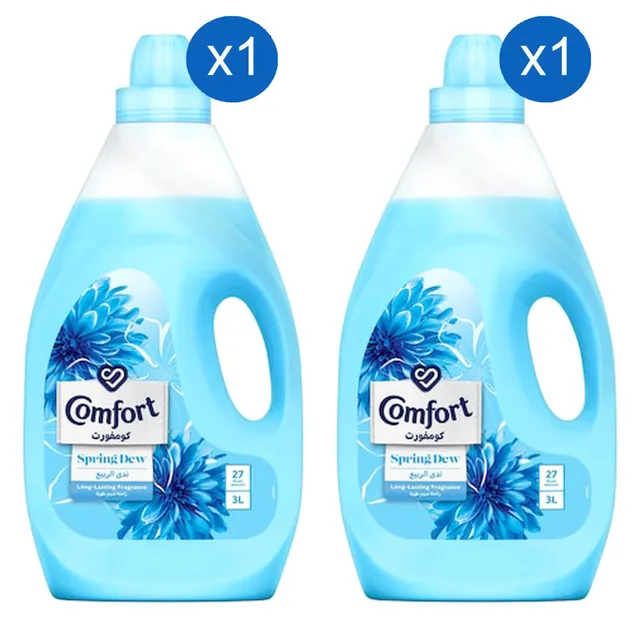 Comfort Fabric Softener Spring Dew Blue Bottle
