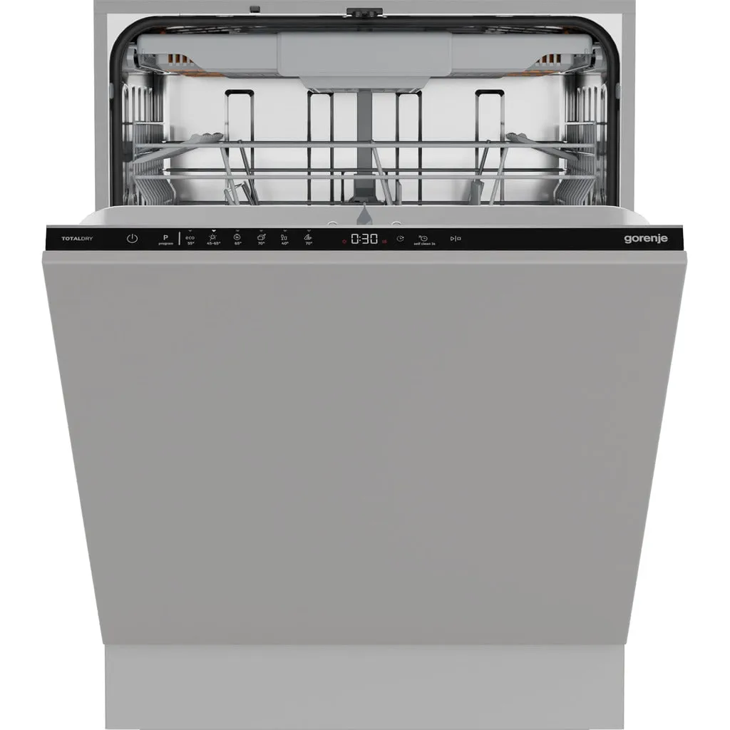 Gorenje غسالة أطباق مدمجة بالكامل بسعة 16 طقماً، 6 برامج، موديل GV16D5