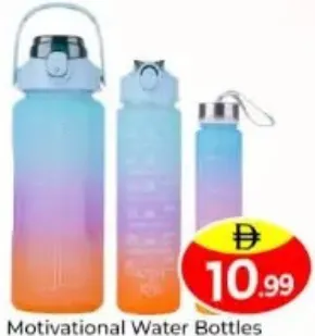 Motivational Water Bottles Sports Drinking Bottle with Time Markings