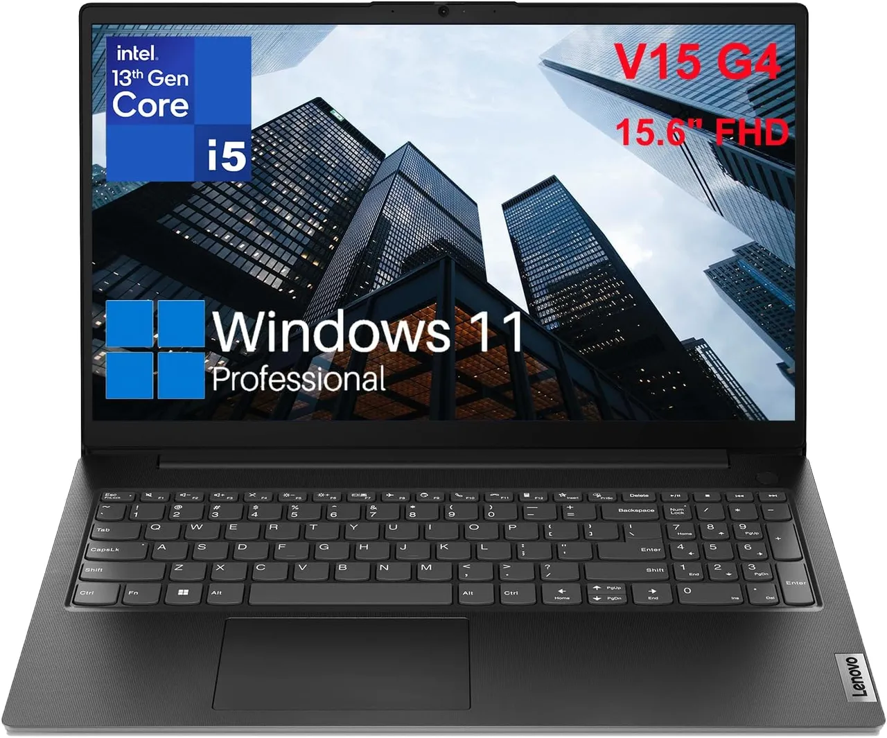 Lenovo لابتوب أعمال V15 G4 بشاشة FHD مقاس 15.6 بوصة، معالج Intel من الجيل 13 ثماني النواة i5-13420H حتى 4.6GHz (يتفوق على i7-1355U)، رام 16GB DDR4، تخزين SSD بسعة 1TB PCIe، واي فاي، بلوتوث 5.2، RJ-45، بنظام Windows 11 Pro، Befectoy