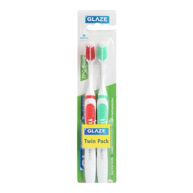 Glaze Toothbrush Twister 2Pcs Pack