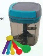 Smart Chopper With Measuring Spoons